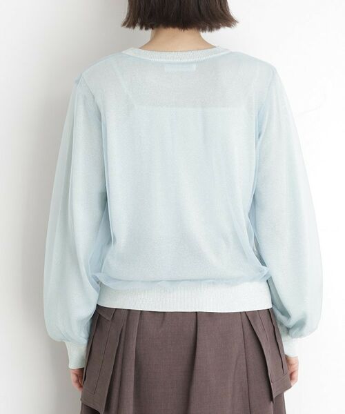 THE SHOP TK / ザ ショップ ティーケー ニット・セーター | チュール×ラメニット【洗える】 | 詳細15