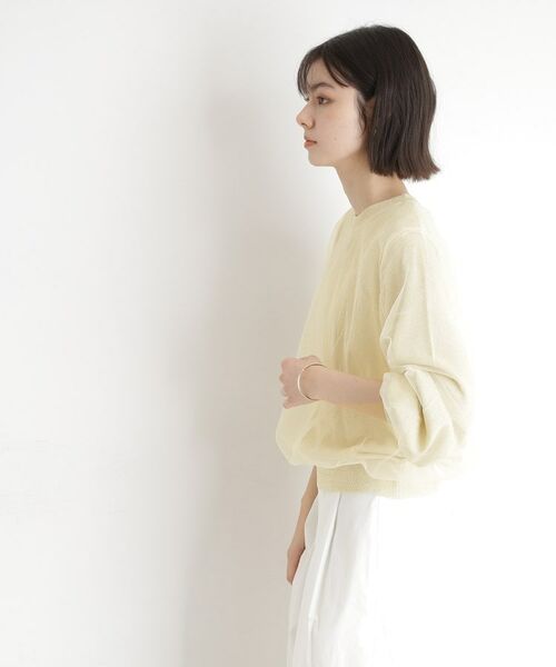 THE SHOP TK / ザ ショップ ティーケー ニット・セーター | チュール×ラメニット【洗える】 | 詳細2