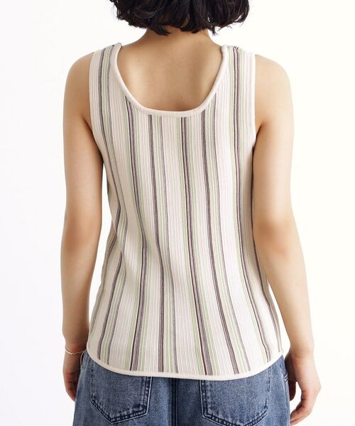 THE SHOP TK / ザ ショップ ティーケー キャミソール・チューブトップ | ランダムガータータンク【前後2WAY/洗濯機OK】 | 詳細24