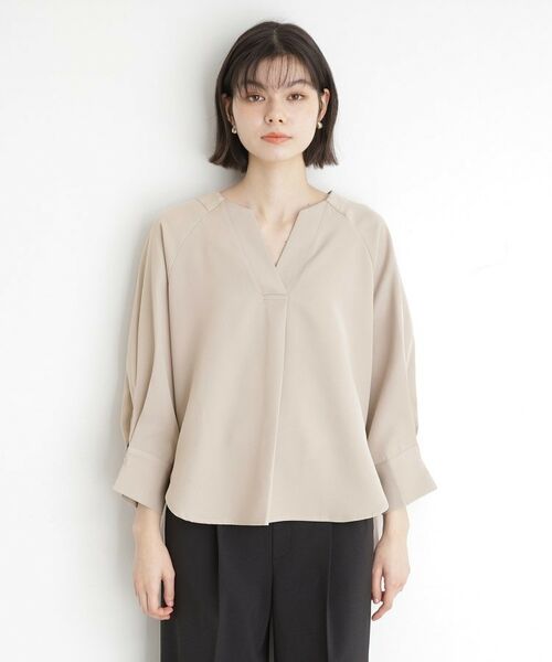 THE SHOP TK / ザ ショップ ティーケー シャツ・ブラウス | ブラウス見えカットソー【洗える】 | 詳細13