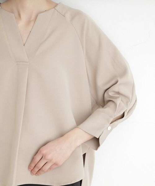 THE SHOP TK / ザ ショップ ティーケー シャツ・ブラウス | ブラウス見えカットソー【洗える】 | 詳細17