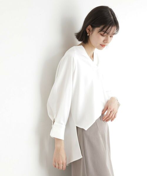 THE SHOP TK / ザ ショップ ティーケー シャツ・ブラウス | ブラウス見えカットソー【洗える】 | 詳細2