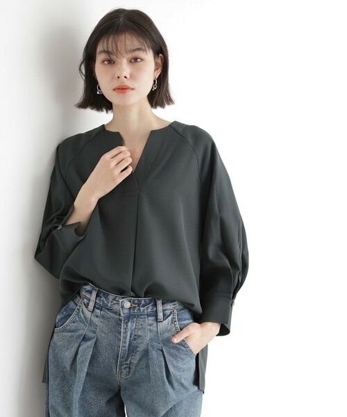 THE SHOP TK / ザ ショップ ティーケー シャツ・ブラウス | ブラウス見えカットソー【洗える】 | 詳細5