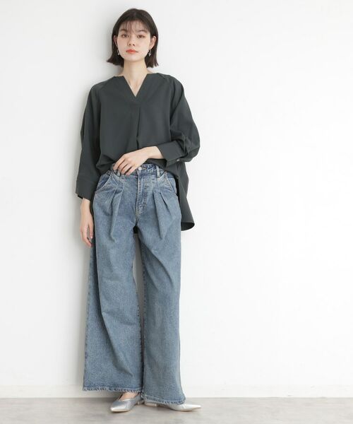 THE SHOP TK / ザ ショップ ティーケー シャツ・ブラウス | ブラウス見えカットソー【洗える】 | 詳細7