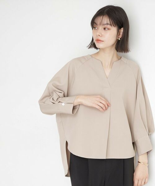 THE SHOP TK / ザ ショップ ティーケー シャツ・ブラウス | ブラウス見えカットソー【洗える】 | 詳細9