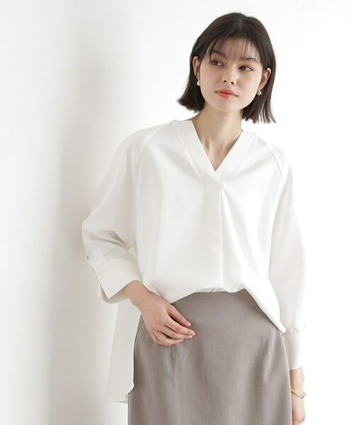 THE SHOP TK/ザ ショップ ティーケー ブラウス見えカットソー【洗える】 オフホワイト(003) 99(FREE) THE SHOP TK/ザ ショップ ティーケー ブラウス見えカットソー【洗える】 オフホワイト(003) 99(FREE)