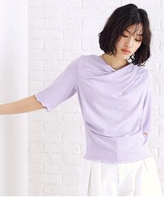 THE SHOP TK / ザ ショップ ティーケー シャツ・ブラウス | ドレープカットソー【洗濯機OK/シワになりにくい】