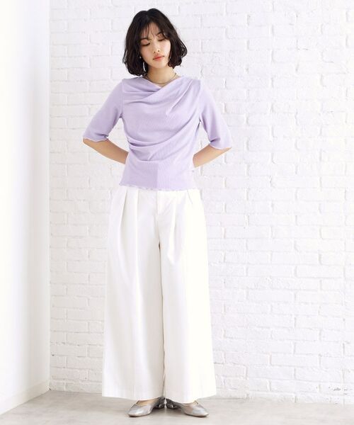 THE SHOP TK / ザ ショップ ティーケー シャツ・ブラウス | ドレープカットソー【洗濯機OK/シワになりにくい】 | 詳細14