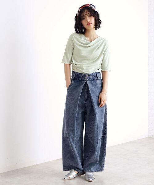 THE SHOP TK / ザ ショップ ティーケー シャツ・ブラウス | ドレープカットソー【洗濯機OK/シワになりにくい】 | 詳細18