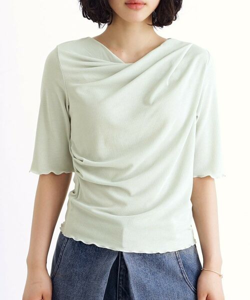 THE SHOP TK / ザ ショップ ティーケー シャツ・ブラウス | ドレープカットソー【洗濯機OK/シワになりにくい】 | 詳細20