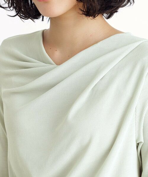 THE SHOP TK / ザ ショップ ティーケー シャツ・ブラウス | ドレープカットソー【洗濯機OK/シワになりにくい】 | 詳細23
