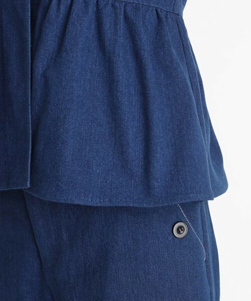 THE SHOP TK / ザ ショップ ティーケー ベスト | デニムペプラムベスト【洗える/親子リンク】 | 詳細13
