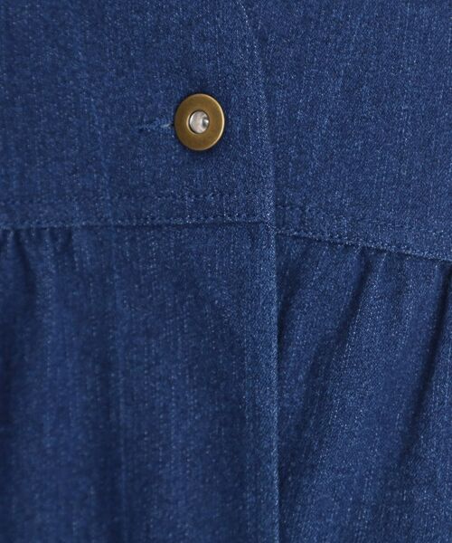 THE SHOP TK / ザ ショップ ティーケー ベスト | デニムペプラムベスト【洗える/親子リンク】 | 詳細3