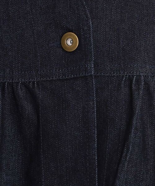 THE SHOP TK / ザ ショップ ティーケー ベスト | デニムペプラムベスト【洗える/親子リンク】 | 詳細7