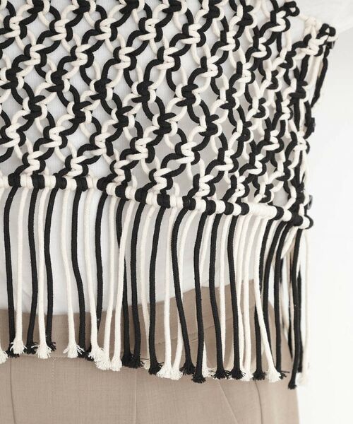 THE SHOP TK / ザ ショップ ティーケー キャミソール・チューブトップ | マクラメビスチェ | 詳細19