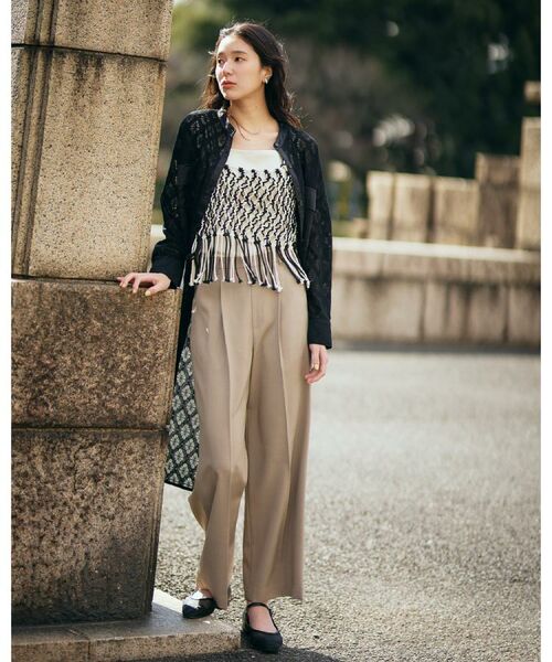 THE SHOP TK / ザ ショップ ティーケー キャミソール・チューブトップ | マクラメビスチェ | 詳細2