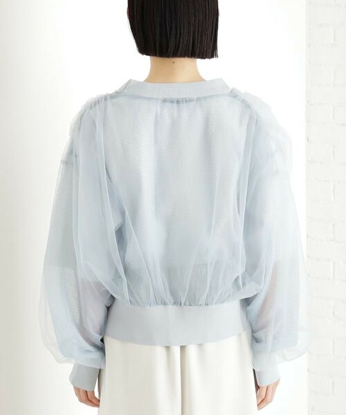 THE SHOP TK / ザ ショップ ティーケー カーディガン・ボレロ | シアー重ねカーディガン【洗える】 | 詳細10