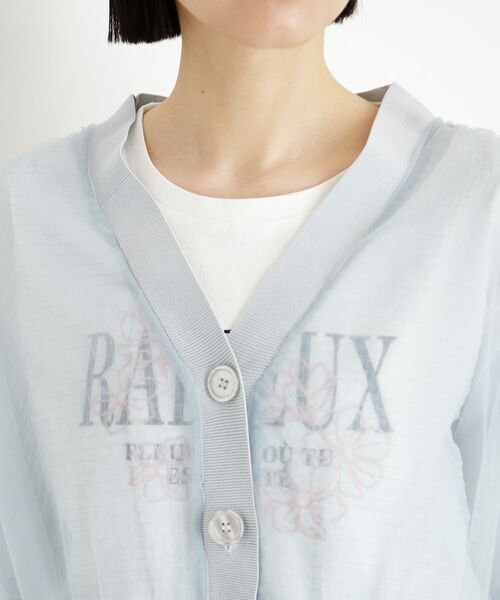 THE SHOP TK / ザ ショップ ティーケー カーディガン・ボレロ | シアー重ねカーディガン【洗える】 | 詳細11