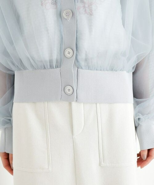 THE SHOP TK / ザ ショップ ティーケー カーディガン・ボレロ | シアー重ねカーディガン【洗える】 | 詳細13