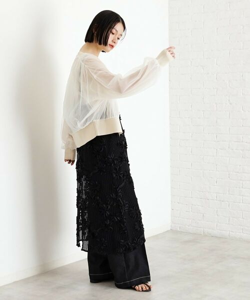 THE SHOP TK / ザ ショップ ティーケー カーディガン・ボレロ | シアー重ねカーディガン【洗える】 | 詳細3