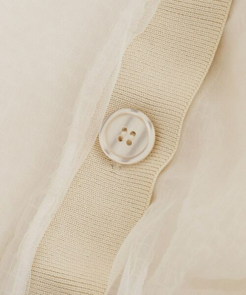 THE SHOP TK / ザ ショップ ティーケー カーディガン・ボレロ | シアー重ねカーディガン【洗える】 | 詳細4