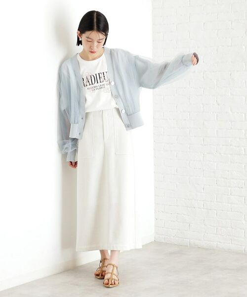 THE SHOP TK / ザ ショップ ティーケー カーディガン・ボレロ | シアー重ねカーディガン【洗える】 | 詳細5