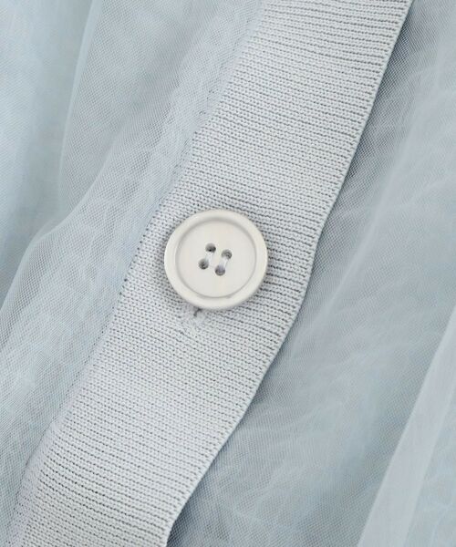 THE SHOP TK / ザ ショップ ティーケー カーディガン・ボレロ | シアー重ねカーディガン【洗える】 | 詳細7