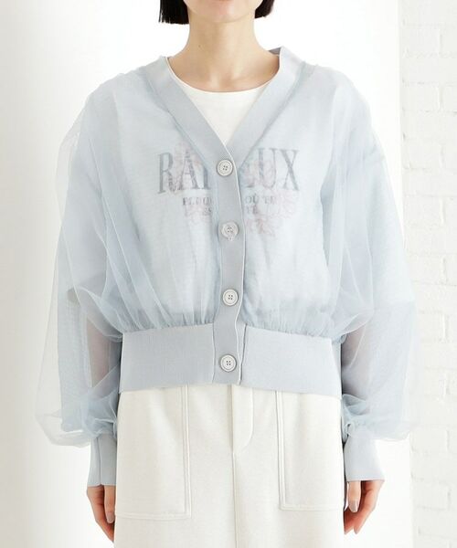 THE SHOP TK / ザ ショップ ティーケー カーディガン・ボレロ | シアー重ねカーディガン【洗える】 | 詳細8