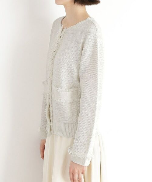 THE SHOP TK / ザ ショップ ティーケー カーディガン・ボレロ | 【通勤/新生活】ノーカラーカーディガン/洗える | 詳細10