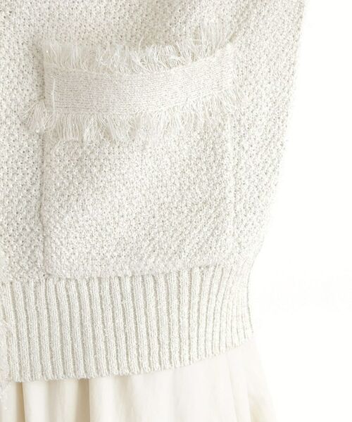 THE SHOP TK / ザ ショップ ティーケー カーディガン・ボレロ | 【通勤/新生活】ノーカラーカーディガン/洗える | 詳細16