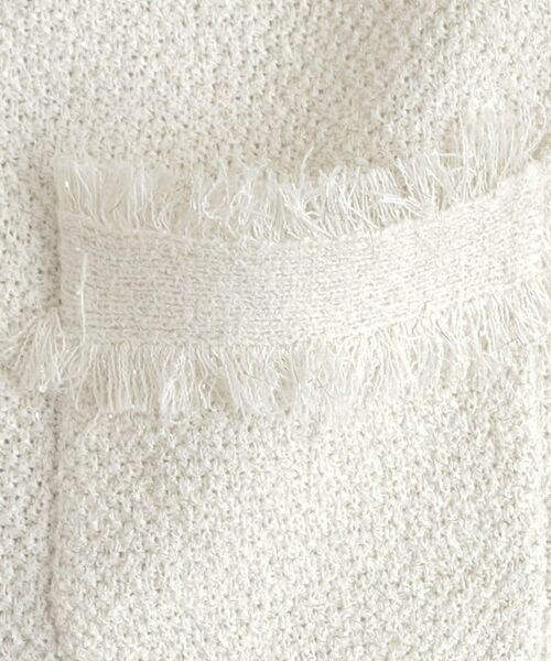 THE SHOP TK / ザ ショップ ティーケー カーディガン・ボレロ | 【通勤/新生活】ノーカラーカーディガン/洗える | 詳細4