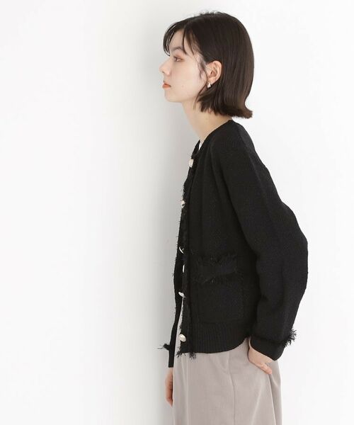 THE SHOP TK / ザ ショップ ティーケー カーディガン・ボレロ | 【通勤/新生活】ノーカラーカーディガン/洗える | 詳細6
