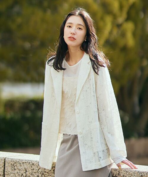 THE SHOP TK / ザ ショップ ティーケー テーラードジャケット | レーステーラードジャケット | 詳細1