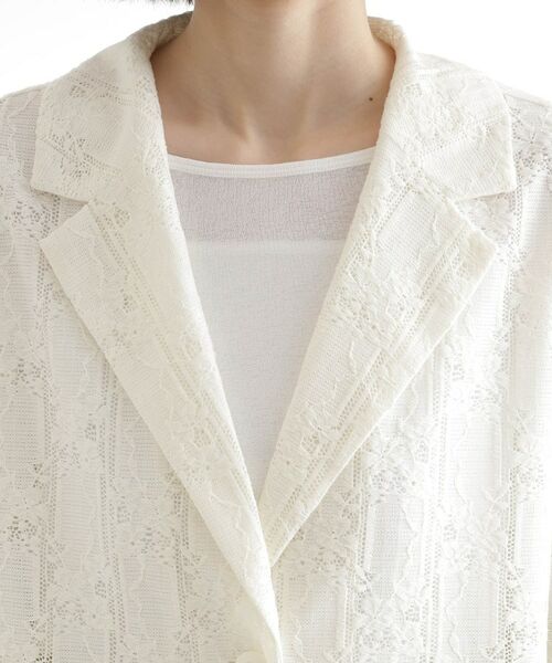 THE SHOP TK / ザ ショップ ティーケー テーラードジャケット | レーステーラードジャケット | 詳細14