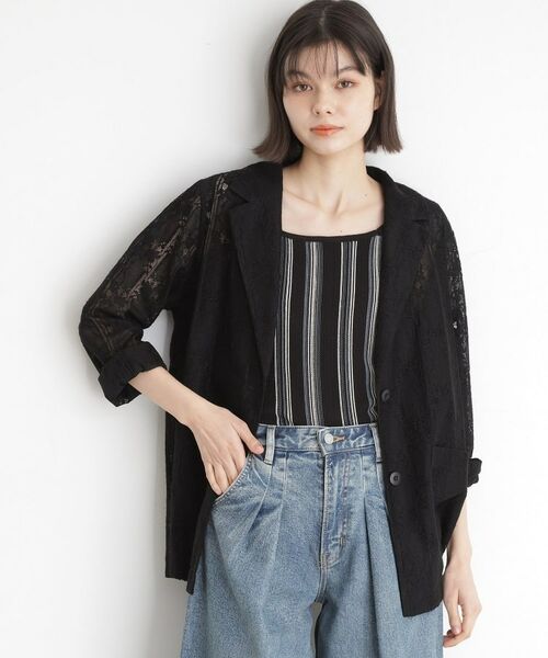 THE SHOP TK / ザ ショップ ティーケー テーラードジャケット | レーステーラードジャケット | 詳細8