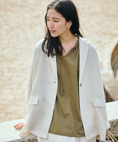 THE SHOP TK / ザ ショップ ティーケー テーラードジャケット | パナマメッシュジャケット | 詳細1