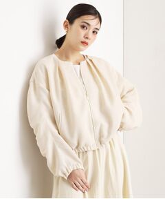 THE SHOP TK / ザ ショップ ティーケー レザーブルゾン・ジャケット | パナマメッシュブルゾン【洗える】