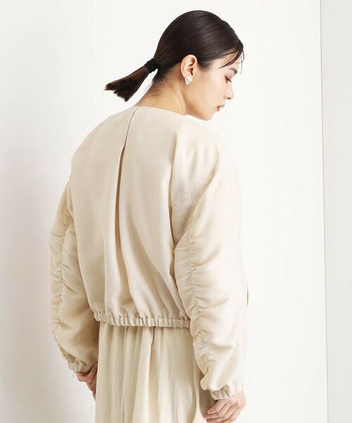 THE SHOP TK / ザ ショップ ティーケー レザーブルゾン・ジャケット | パナマメッシュブルゾン【洗える】 | 詳細1