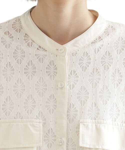 THE SHOP TK / ザ ショップ ティーケー ロング・マキシ丈ワンピース | レースシャツワンピース | 詳細10