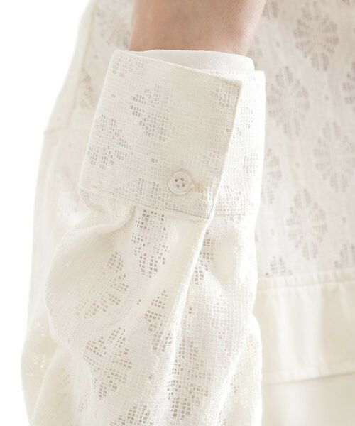 THE SHOP TK / ザ ショップ ティーケー ロング・マキシ丈ワンピース | レースシャツワンピース | 詳細13