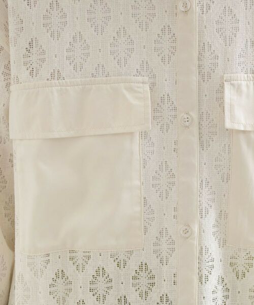 THE SHOP TK / ザ ショップ ティーケー ロング・マキシ丈ワンピース | レースシャツワンピース | 詳細3