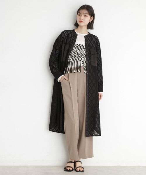 THE SHOP TK / ザ ショップ ティーケー ロング・マキシ丈ワンピース | レースシャツワンピース | 詳細5