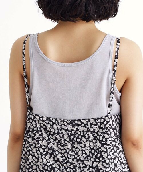 THE SHOP TK / ザ ショップ ティーケー ロング・マキシ丈ワンピース | 小花柄フリルキャミワンピース【洗える】 | 詳細16