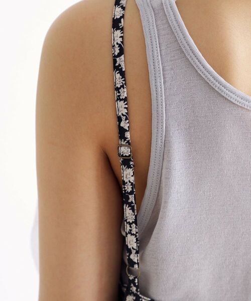 THE SHOP TK / ザ ショップ ティーケー ロング・マキシ丈ワンピース | 小花柄フリルキャミワンピース【洗える】 | 詳細17