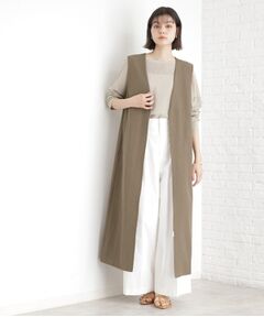 THE SHOP TK / ザ ショップ ティーケー ロング・マキシ丈ワンピース | 2WAYジップジャンスカ【洗える】