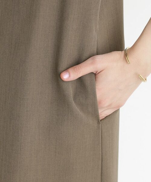 THE SHOP TK / ザ ショップ ティーケー ロング・マキシ丈ワンピース | 2WAYジップジャンスカ【洗える】 | 詳細15