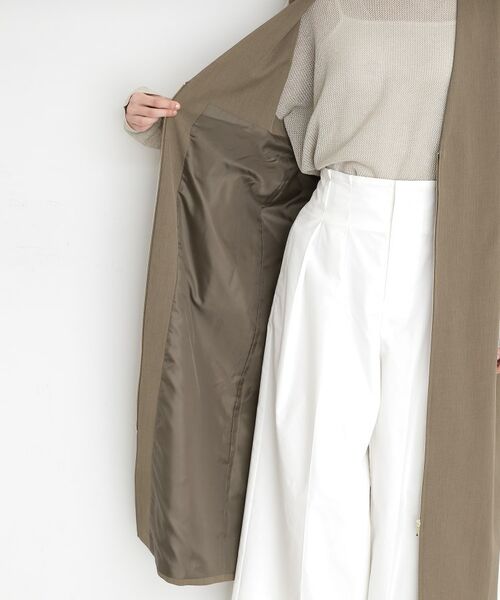 THE SHOP TK / ザ ショップ ティーケー ロング・マキシ丈ワンピース | 2WAYジップジャンスカ【洗える】 | 詳細18