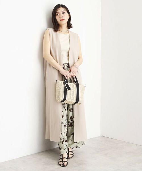 THE SHOP TK / ザ ショップ ティーケー ロング・マキシ丈ワンピース | 2WAYジップジャンスカ【洗える】 | 詳細5