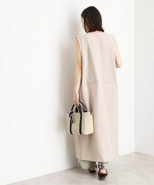 THE SHOP TK / ザ ショップ ティーケー ロング・マキシ丈ワンピース | 2WAYジップジャンスカ【洗える】 | 詳細6