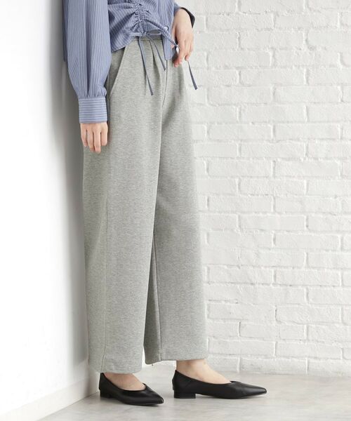 THE SHOP TK / ザ ショップ ティーケー パンツ | スウェットワイドパンツ【洗える】 | 詳細10